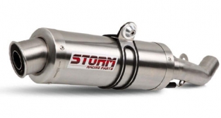 Storm by Mivv GP RVS Slip-on Einddemper met E-keur Yamaha MT03 2016 > 2020